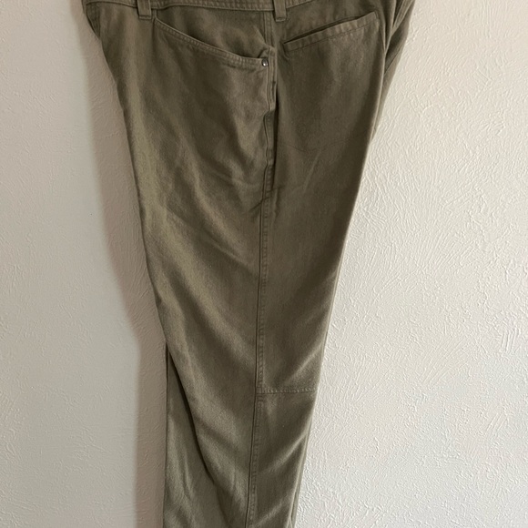 Ibex wool cotton blend khaki trousers 36” - Picture 3 of 6